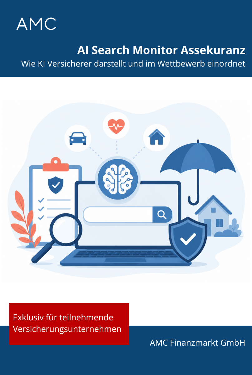 Studie: AI Search Monitor Assekuranz