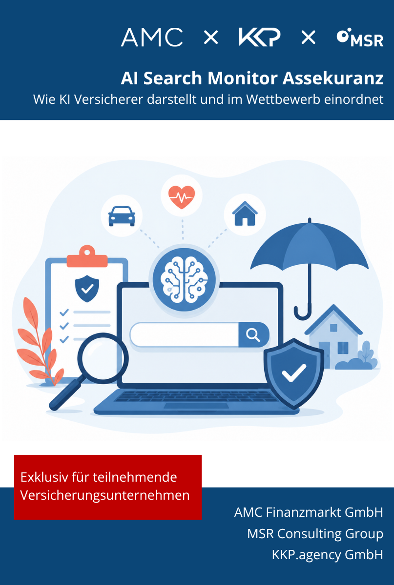 Studie: AI Search Monitor Assekuranz
