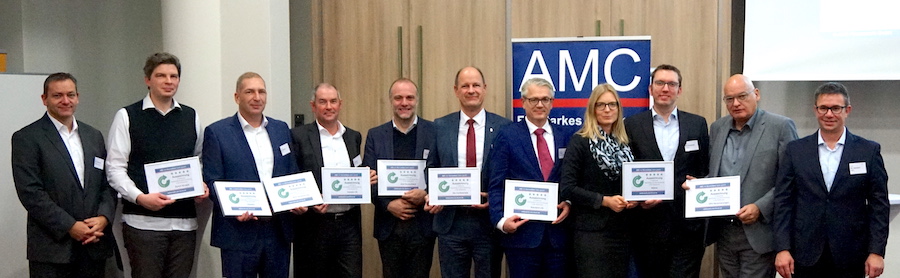 AMC-Award Nachhaltige Kundenorientierung, Jahrgang 2019, Preisverleihung beim AMC-Meeting Herbst 2019